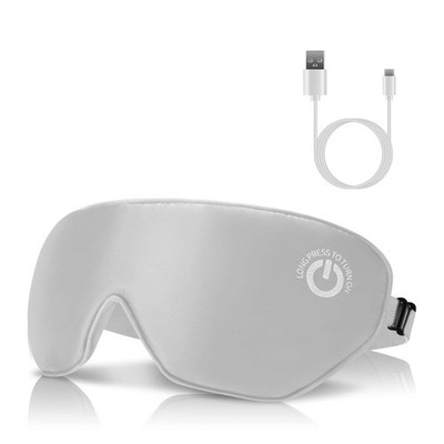 Cordless Heated Eye Mask Silk Sleep Eye Compress Mask For Dry Eyes Washable Type