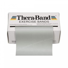 Performance Health Super Heavy TheraBand Exercise Bands 5.5" Width 6 Yd Silver 1