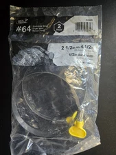 Ideal Tridon #64 Dryer Vent Hose Clamps 2.5” To 4.5” New