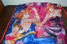 Original Vintage Rucksack / Turnbeutel Cat's Eye  &hearts; Supertrio Manga 1981