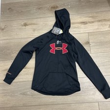Under Armour Storm Women's Coldgear Logo Hoodie Sweatshirt 1246825 001 Medium