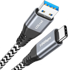 USB-C to USB-A 3.2 Gen 2 Cable 10Gbps Data Transfer, Super Fast USB C Data Cable
