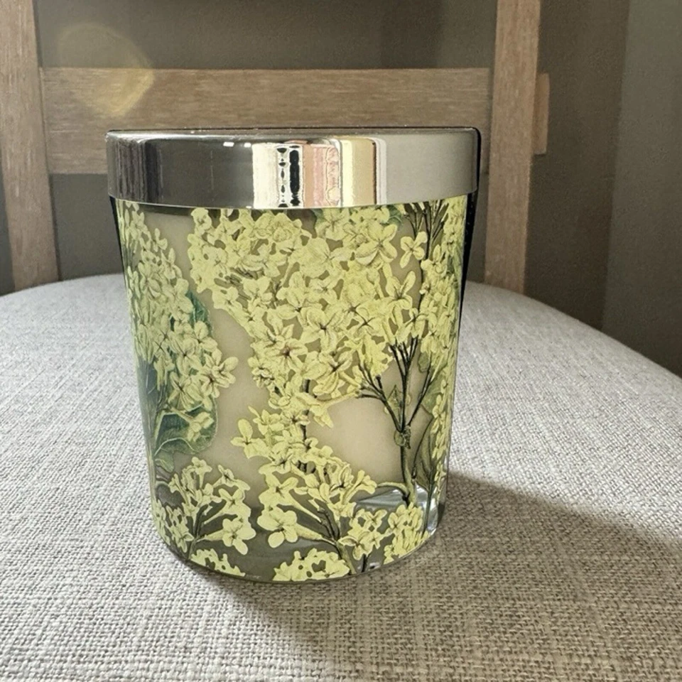 JO MALONE LONDON Vela Perfumada Blanca Lila y Ruibarbo 200g Tamaño Completo Nueva Foto 3 de 4