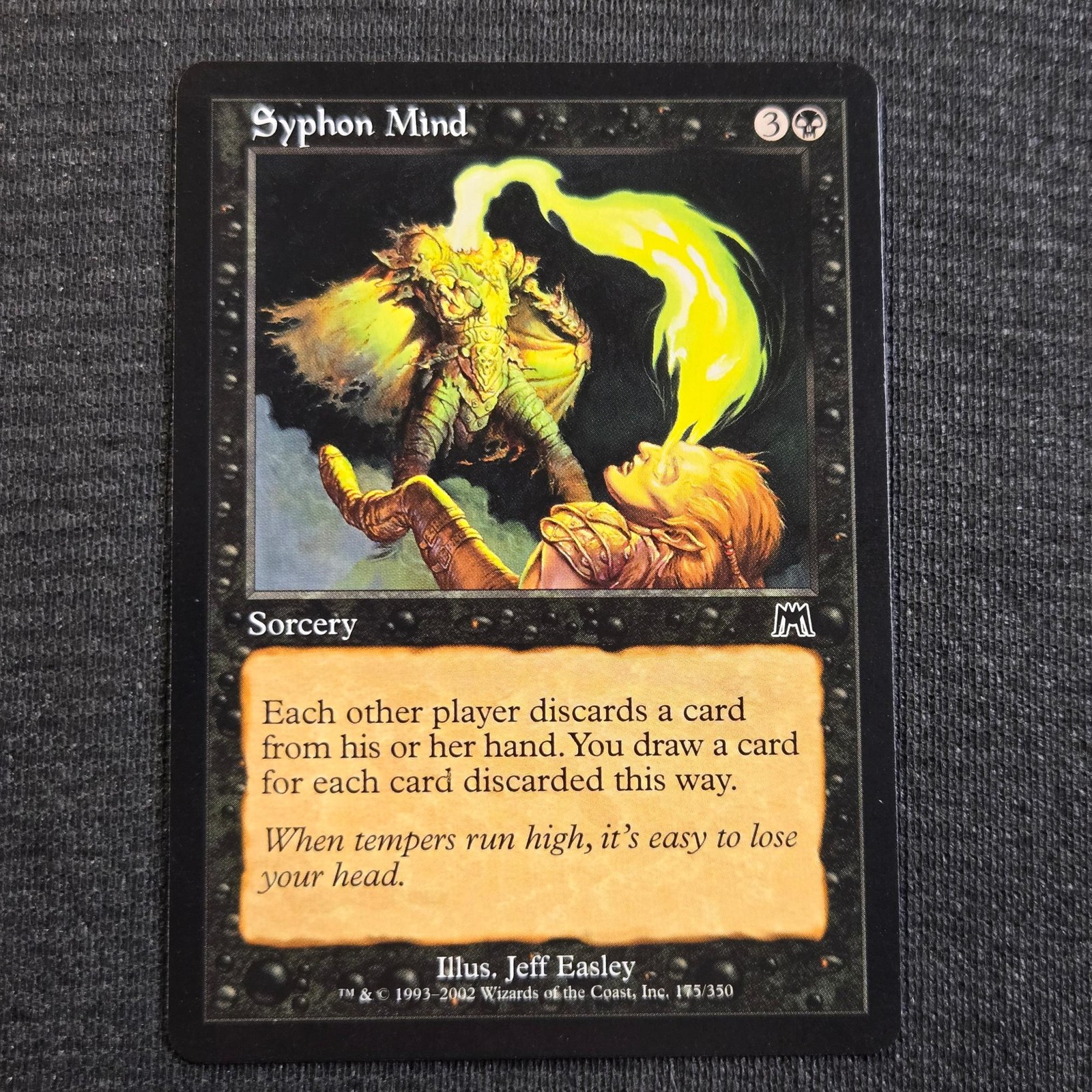 Magic: The Gathering Onslaught Syphon Mind Common 175 Lightly Played