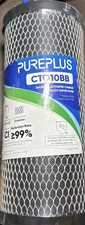PUREPLUS Coconut Shell Water Filter Cartridge 5 Micron 10" X 4.5" CT010BB 