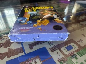NES Nintendo Solomon's Key CIB sello redondo completo con p&oacute;ster manual probado Tecmo