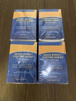 Quick Effect, Coating Agent, Persistent Type Instant Coating  4 Fl Oz 4 Pack