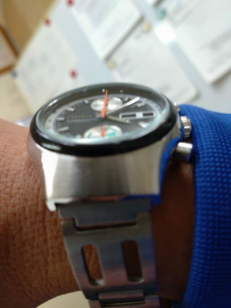 Citizen Challenge Timer Panda Dial Chronograph Ov… - image 11