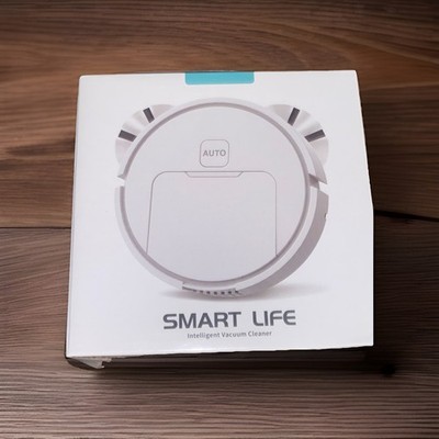 SMART LIFE Robotic Vacuum Cleaner White Cordless Rechargeable Sweep Mop