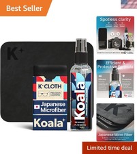 Streak-Free Lens Cleaner Kit: Alcohol-Free Spray with Microfiber Cloth