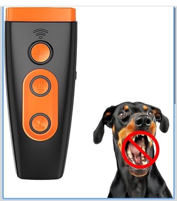 Ultrasonic Dog Bark Deterrent Devices Control Training  35 Ft Rechargeable