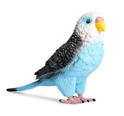 18cm Sky Parrot Budgerigar Bird PVC Toy Wild Animal Figure Doll Kids Gift