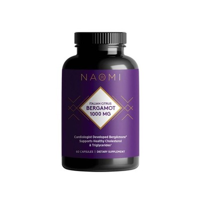 NAOMI Italian Citrus Bergamot 1000mg, AwardWinning Cardiologist Developed, Hi...