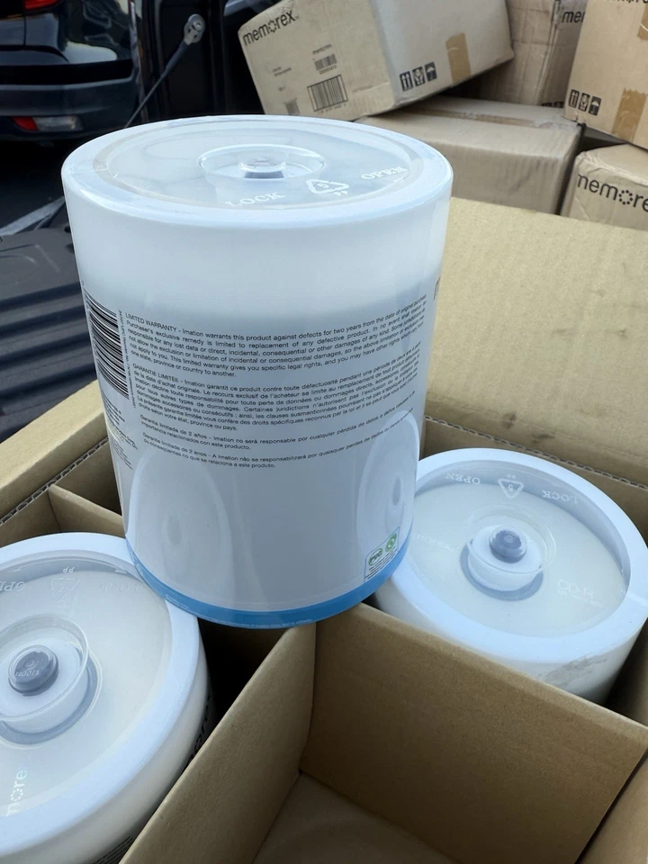 Memorex CD-R Digital Media 52X 700mb 80Min 100 Pack New Factory Sealed - Image 3 of 4