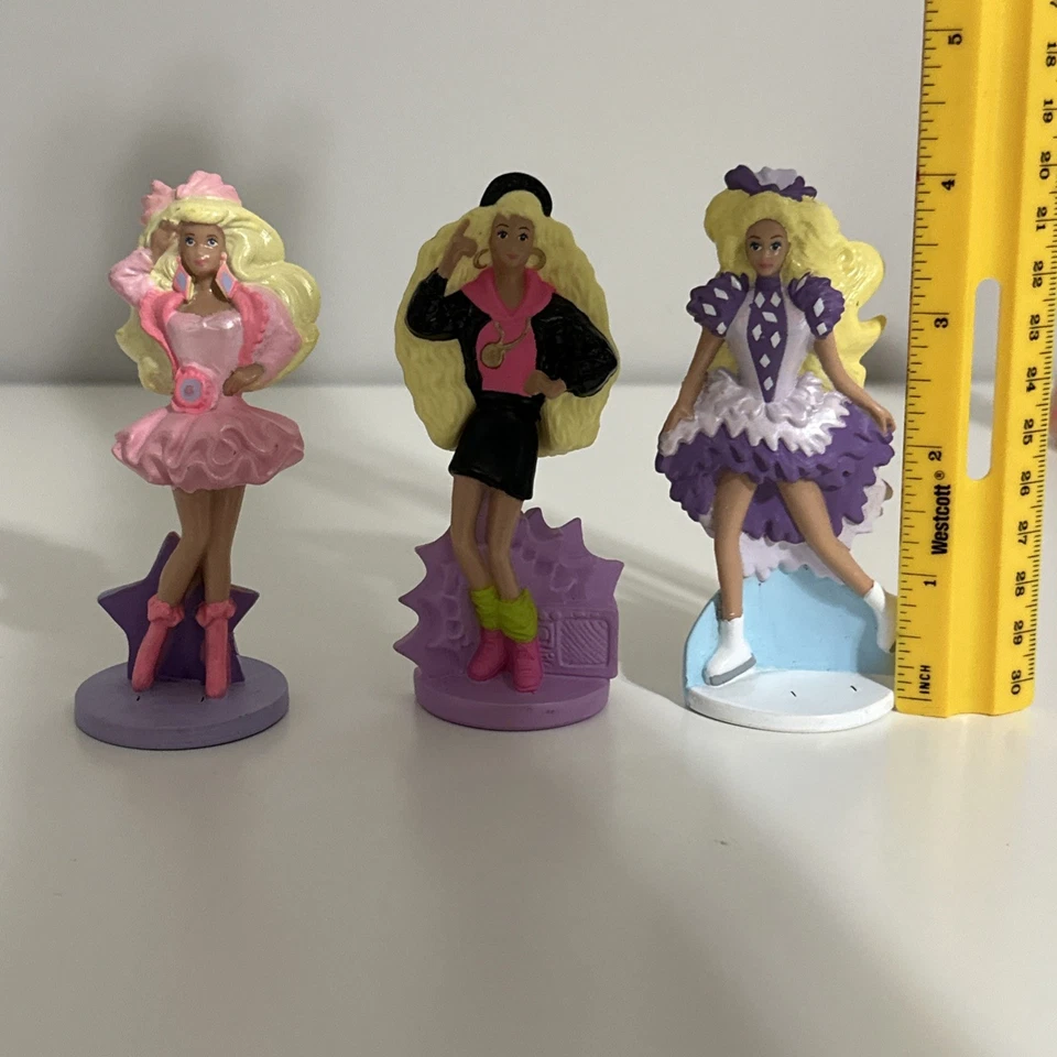 Винтажные игрушки Barbie Happy Meal 90-е McDonald's смешанный лот из 7 1991 и 1992 годов - Изображение 2 из 4
