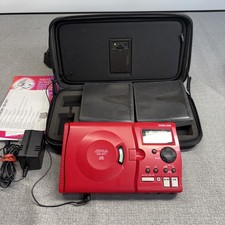 TASCAM CD-GT1 Red Portable CD Guitar Trainer w/ AC Adapter Speaker Case Tested