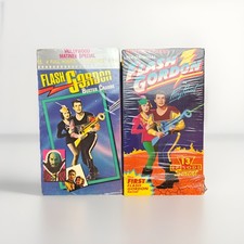 Flash Gordon VHS Lot Original Serial VTG 1936 Double Video Cassette RARE