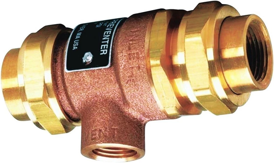 1/2" Brass Backflow Preventer - No Color - Image 2 of 2