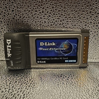 D-Link DFE-690TXD CardBus Fast Ethernet 10/100 100 Mbps RJ-45 1-Port
