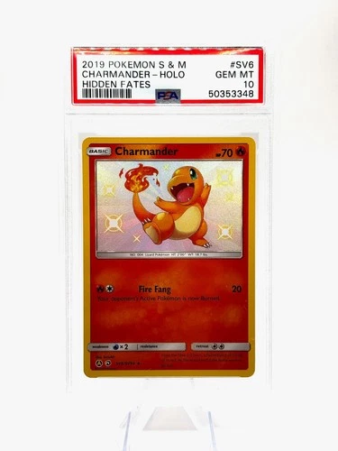 PSA 10 HIDDEN FATES Charmander #SV6 - Add more 4 discount!