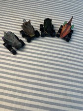 Set Of 4 Dinosaur Monster Trucks Toy Cars Pull Back/Push Vehicles Kids Toys