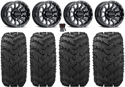 Raceline Trophy 14'' Black Wheels 26'' Reptile Tires Can-Am Defender