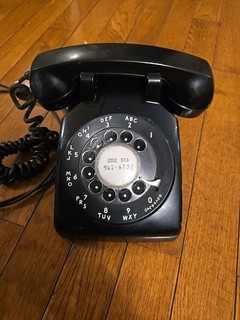 Vintage Western Electric Bell System C/D 500 Black Rotary Phone Desk Telephone