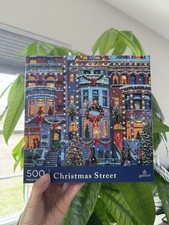 Brand New Galison puzzle Christmas Street 500 Pc