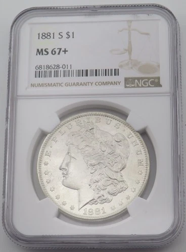 1881 S Morgan Dollar NGC MS67+ - 6818628-011