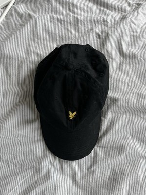 Lyle & Scott Kappe Herren Schwarz One Size Mit Gelbem Logo