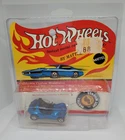 Vintage Hot Wheels Redline 1969 Blue Sand Crab On Card