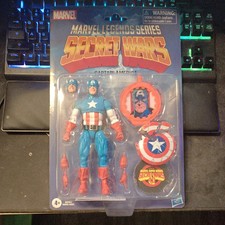 Marvel Legends Retro Card Secret Wars Captain America Boxed Action Figure