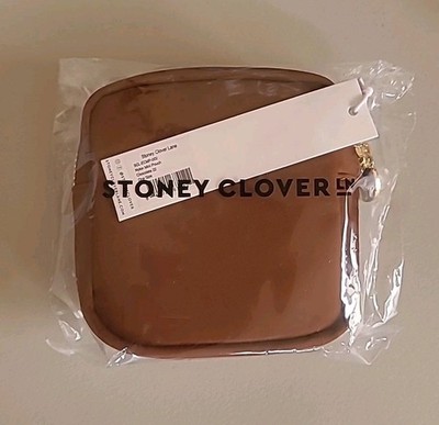 NEW Stoney Clover Lane Nylon Mini Pouch Chocolate Brown SCL Fall Neutral