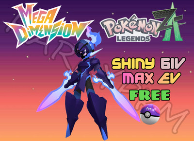  SHINY CERULEDGE  6IV MAX EV POKEMON LEGENDS ZA