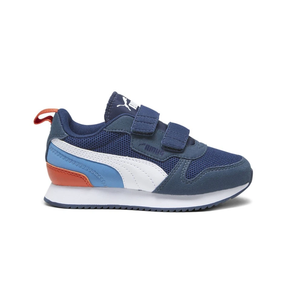 Scarpe casual sneakers blu PUMA R78 slip on bambino ragazzo 37361739