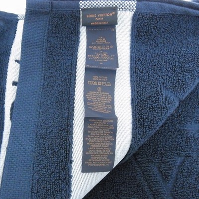 Louis Vuitton M77781 Monogram Beach Towel Blue | eBay