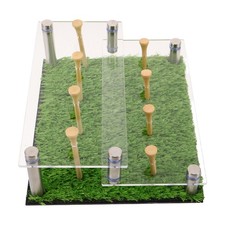 Golf Ball Display Case, Acrylic Clear Golf Ball Holder with Base - Showcase