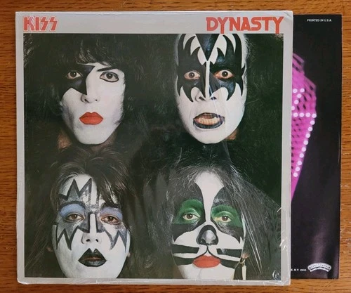 Kiss Dynasty 1979 LP 1st Press VG+/VG+ IN SHRINK w/Inner Casablanca CLEAN