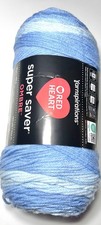 RED HEART SUPER SAVER. OMBRE 1 Pk. LIGHT BLUE. I COMBINE SHIP, Read det.