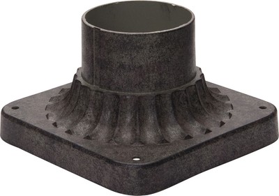 Maxim 2001 Earth Tone Square Aluminum Pier Mount With 3'' Fitter