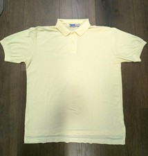 1970s Vintage Single Stitch Levi's Light Yellow Polo Shirt