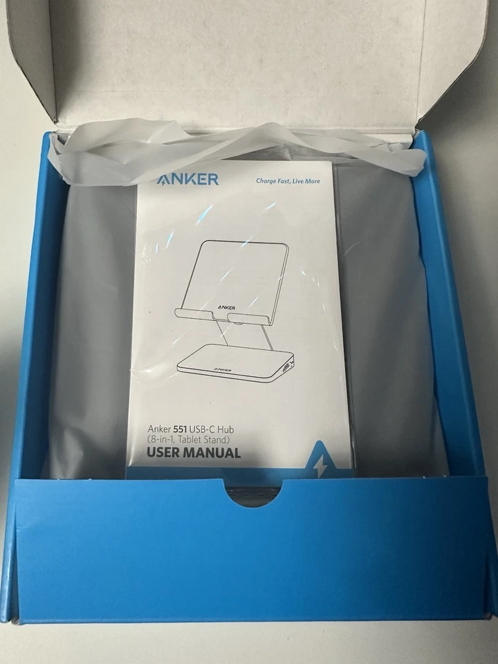 Concentrador USB-C Anker 551 8 en 1 para iPad - Caja abierta, nunca usado Foto 2 de 4