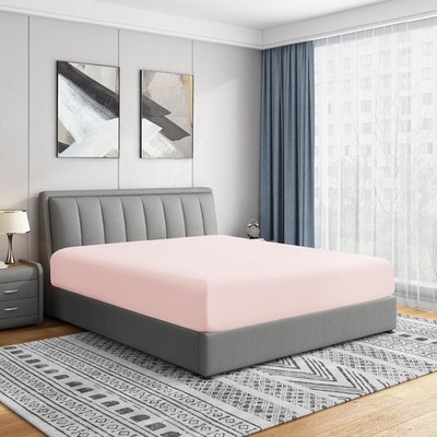 Swift Home Ultra Soft Easy Fit Deep Pocket Wrinkle Resistant Fitted Sheet 14''