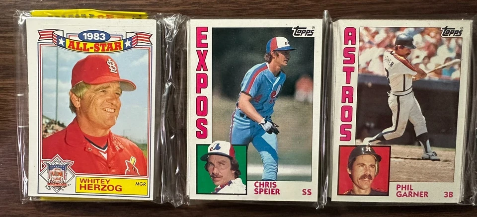 1984 TOPPS Стойка Упаковка ДЖОРДЖ БРЕТТ, Кент Текульве, Майк Торрес, Bystrom, Показ - Изображение 4 из 4