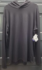 Reebok Legacy Hoodie Black L NWT Lightweight Long Sleeve Slim Fit Men s R k-dry