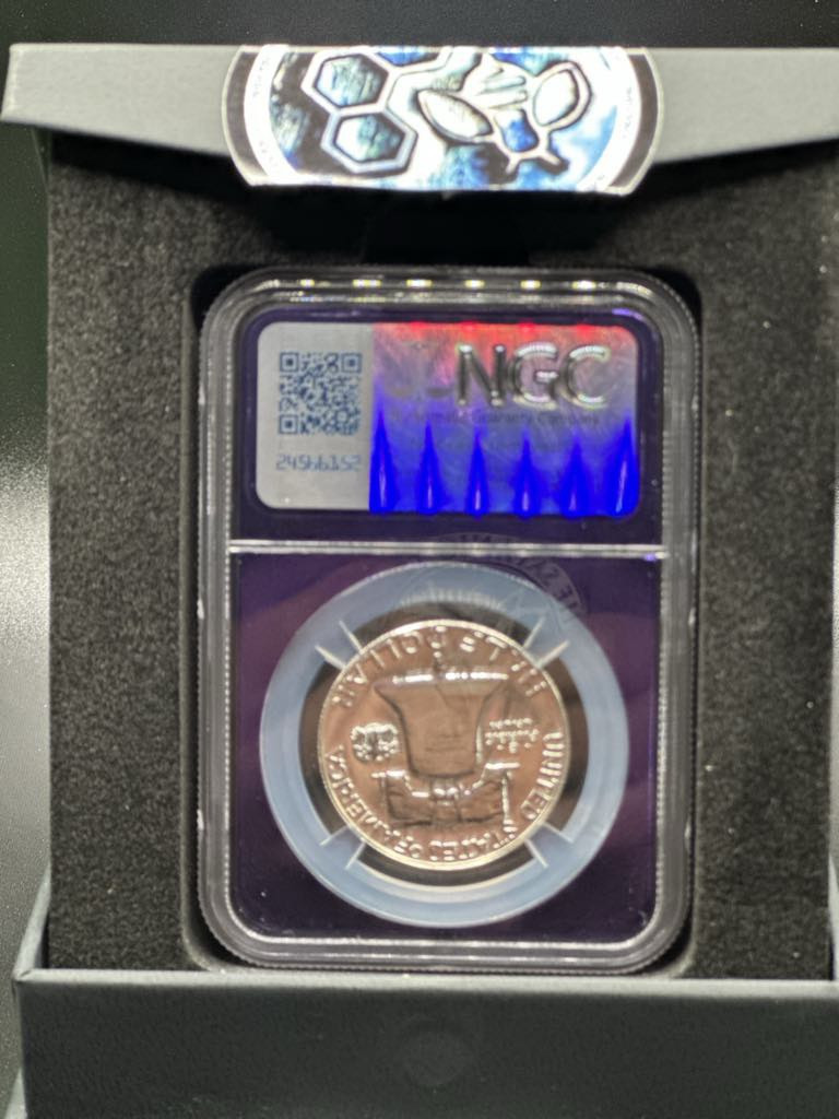 Trader Bea Bert Chase 1960 50c PF 68 Half Dollar NGC Purple Core