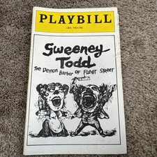 SWEENY TODD - Broadway playbill 1979 - Angela Lansbury - Uris Theatre NYC