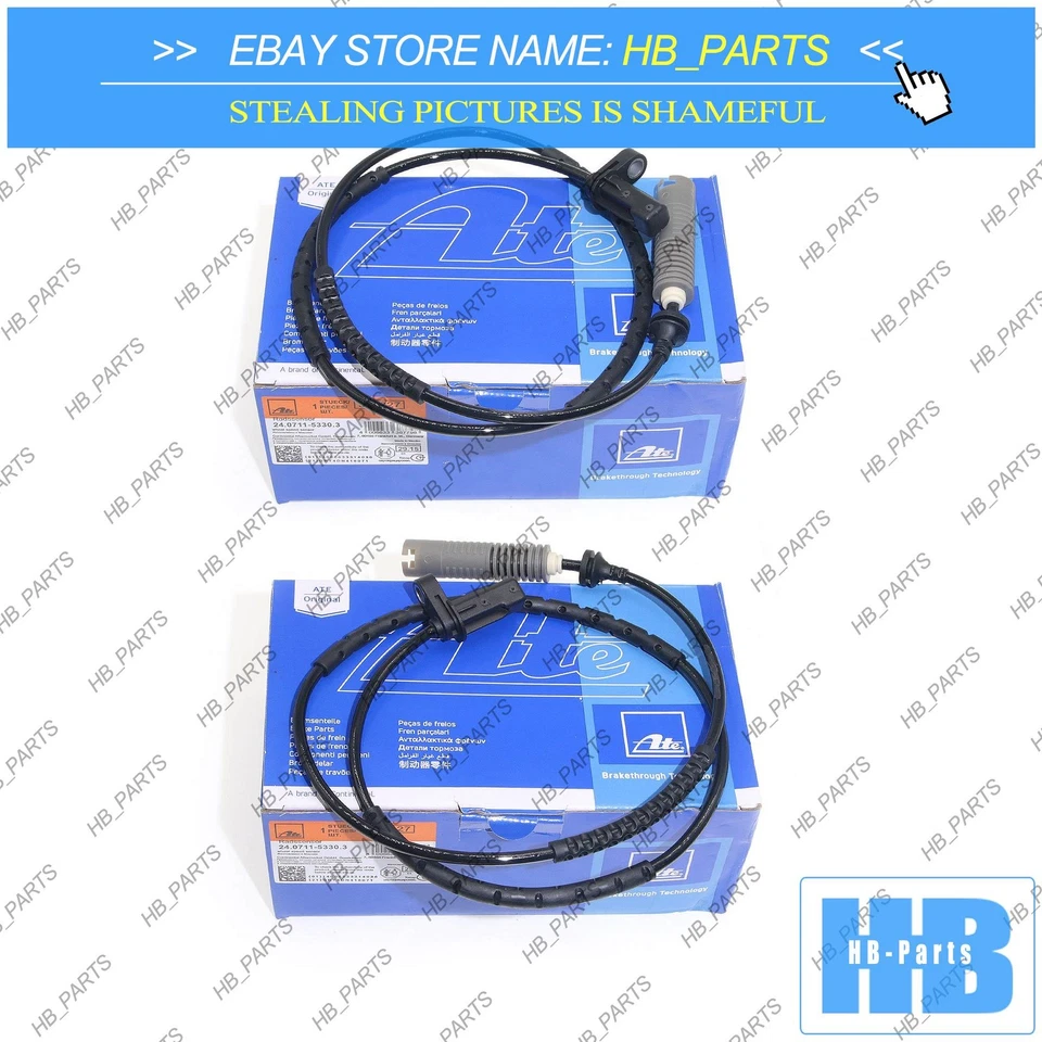 2pcs Rear ABS Wheel Speed Sensor for BMW E81 E82 E87 E88 E90 E91 E92 34526762466 Foto 3 de 4