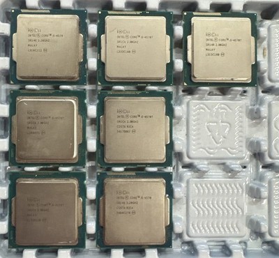 Lot of 7  Intel Core i5-4570 4570T 3.20GHz/2.9GHz  Processors