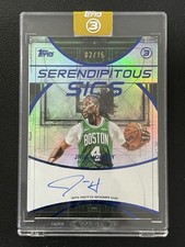 Jrue Holiday 2025-26 Topps Three 3 Serendipitous Sigs Blue Auto /15 #SS-JHO